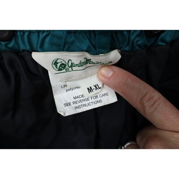 Vintage 90s Gander Mountain Mens M - XL Tall Waterproof Wide Leg Rain Pants USA - Picture 9 of 15